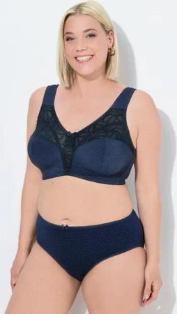 Ulla Popken Entlastungs-BH Entlastungs-BH Spitze ohne Bügel Cup C - F