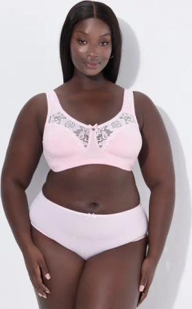 Ulla Popken Entlastungs-BH Entlastungs-BH Spitze ohne Bügel