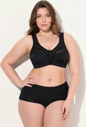 Ulla Popken Entlastungs-BH Entlastungs-BH Spitze ohne Bügel