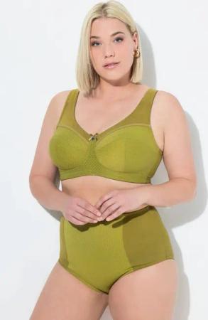 Ulla Popken Entlastungs-BH Entlastungs-BH Struktur ohne Bügel