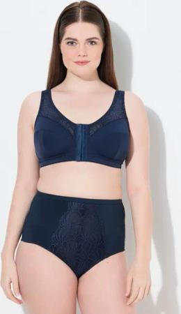 Ulla Popken Entlastungs-BH Entlastungs-BH Vorderverschluss ohne Bügel