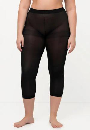 Ulla Popken Feinstrumpfhose Strumpf-Capri blickdicht Oberschenkel-Schutz