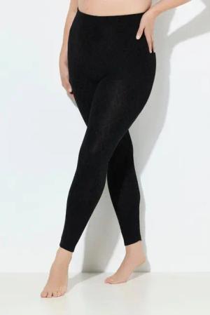 Ulla Popken Feinstrumpfhose Strumpf-Leggings gemustert Glitter