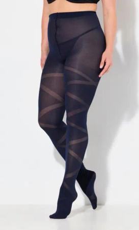 Ulla Popken Feinstrumpfhose Strumpfhose Streifen