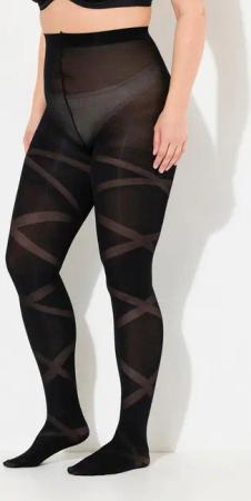 Ulla Popken Feinstrumpfhose Strumpfhose Streifen