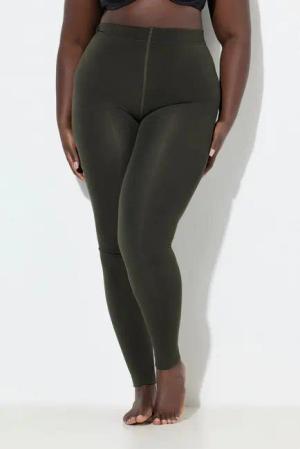 Ulla Popken Feinstrumpfhose Thermo-Strumpfleggings Elastikbund