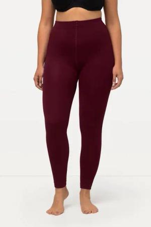 Ulla Popken Feinstrumpfhose Thermo-Strumpfleggings Elastikbund