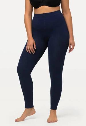 Ulla Popken Feinstrumpfhose Thermo-Strumpfleggings Elastikbund