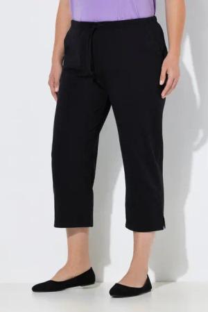 Ulla Popken Funktionshose 7/8 Hose Slimfit Gummibund