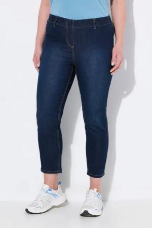 Ulla Popken Funktionshose 7/8-Jeggings Sienna Elastikbund schmales Bein