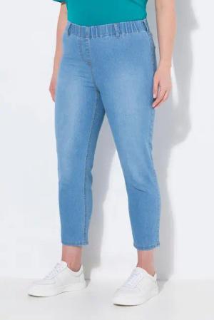 Ulla Popken Funktionshose 7/8-Jeggings Sienna Elastikbund schmales Bein