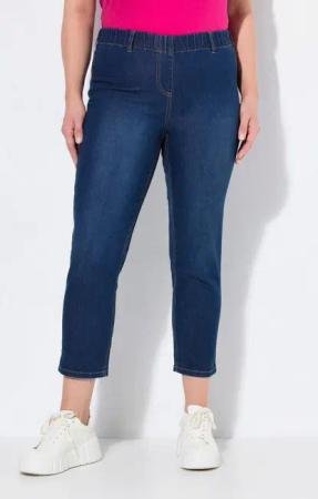 Ulla Popken Funktionshose 7/8-Jeggings Sienna Elastikbund schmales Bein