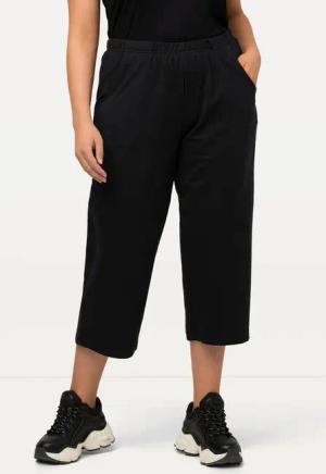 Ulla Popken Funktionshose 7/8-Jogginghose gerades Bein Elastikbund