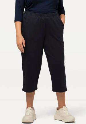 Ulla Popken Funktionshose 7/8-Jogginghose gerades Bein Elastikbund