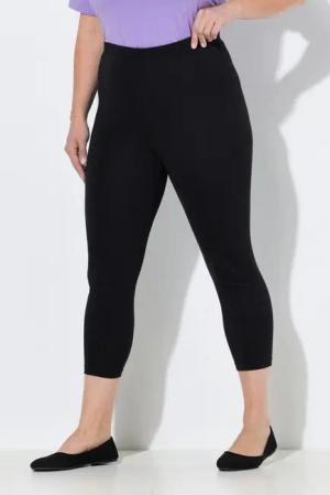 Ulla Popken Funktionshose 7/8-Leggings elastischer Bund