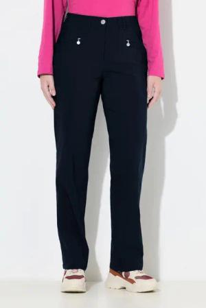 Ulla Popken Funktionshose Bengalinhose Mony konisches Bein Zipptaschen