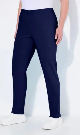 Ulla Popken Funktionshose Bengalinhose Sienna schmales Bein Gummibund