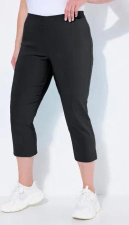 Ulla Popken Funktionshose Bengalinhose wadenlang Elastikbund Stretch