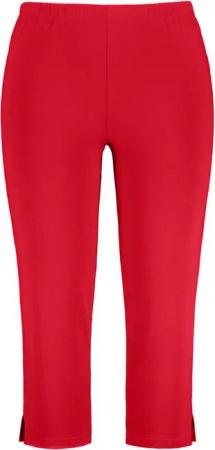 Ulla Popken Funktionshose bis 76 Caprihose Klassische 7/8 Hose in Uni