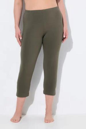 Ulla Popken Funktionshose Caprihose 7/8-Länge Elastikbund
