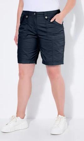 Ulla Popken Funktionshose Cargo-Bermuda Komfortbund 4-Pocket-Schnitt