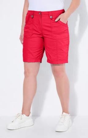 Ulla Popken Funktionshose Cargo-Bermuda Komfortbund 4-Pocket-Schnitt