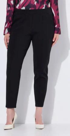 Ulla Popken Funktionshose Hose Punto-di-Roma-Jersey konisches Bein