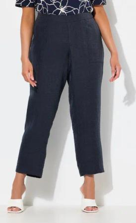 Ulla Popken Funktionshose Hose Rena Struktur Lyocell Komfortbund