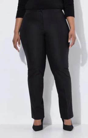 Ulla Popken Funktionshose Hose Rose gerades Bein Komfortbund Stretch