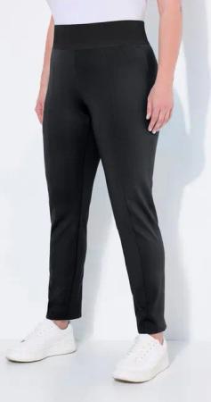 Ulla Popken Funktionshose Hose Sienna schmales Bein Elastikbund