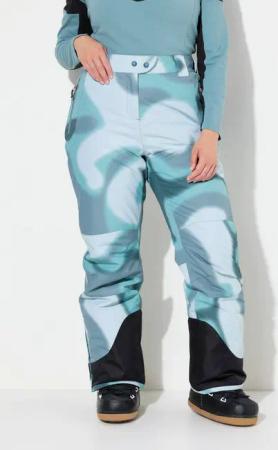 Ulla Popken Funktionshose HYPRAR Skihose wasserdicht Klettriegel Formknie