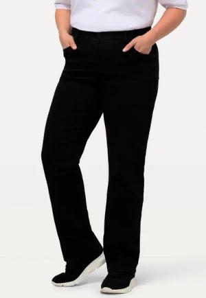 Ulla Popken Funktionshose Jeans Mandy gerade 5-Pocket-Form Komfortbund