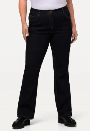 Ulla Popken Funktionshose Jeans Marie Bootcut Komfortbund 5-Pocket-Schnitt