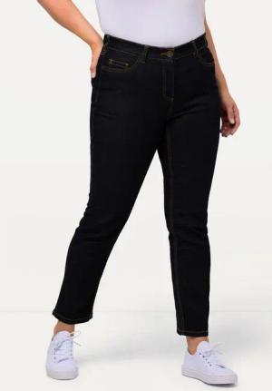 Ulla Popken Funktionshose Jeans Sammy Komfortbund schmale 5-Pocket-Form