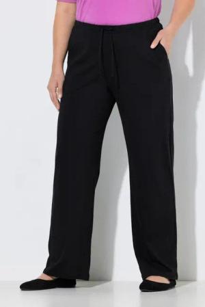 Ulla Popken Funktionshose Jerseyhose gerades Bein Taschen