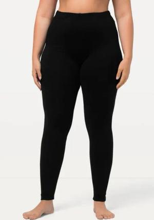 Ulla Popken Funktionshose Leggings Skinny Elastikbund OEKO-TEX