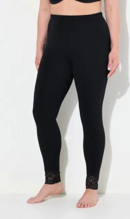 Ulla Popken Funktionshose Leggins Spitzensaum