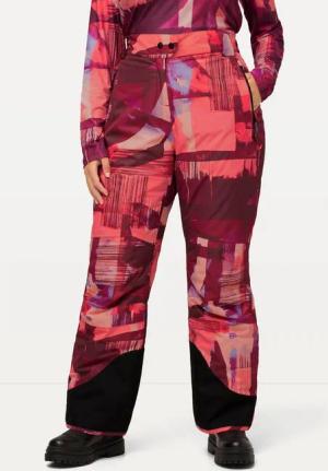 Ulla Popken Funktionshose Skihose wasserdicht Klettriegel Schneefang