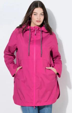 Ulla Popken Funktionsjacke HYPRAR Leicht-Funktionsjacke wasserdicht A-Linie