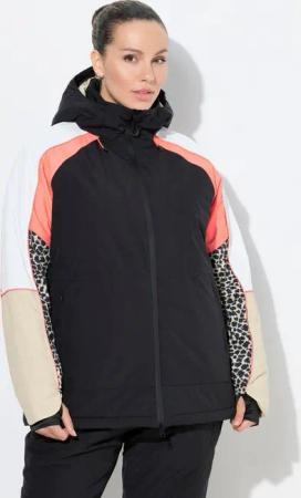 Ulla Popken Funktionsjacke HYPRAR Performance-Jacke wasserdicht 2-Wege-Zipper