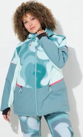 Ulla Popken Funktionsjacke HYPRAR Performance-Jacke wasserdicht Schneefang