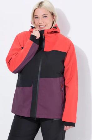 Ulla Popken Funktionsjacke HYPRAR Regenjacke wasserdicht Kapuze