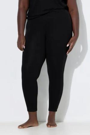 Ulla Popken Homewearhose Loungewear-Leggings Seitenstreifen Elastikbund