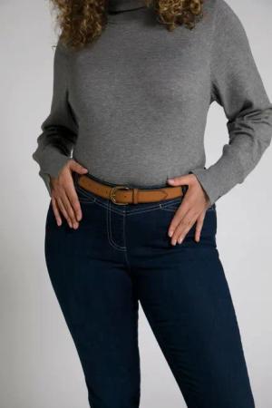 Ulla Popken Hüftgürtel Ledergürtel echtes Leder Länge bis 155 cm