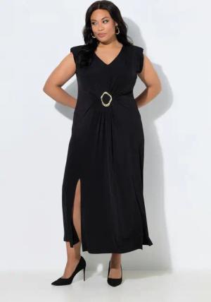Ulla Popken Jerseykleid Maxi-Jerseykleid