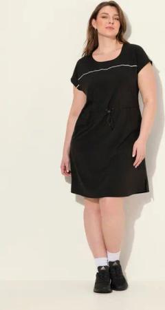 Ulla Popken Jerseykleid Outdoor-Kleid schnelltrocknend Rundhals ärmellos