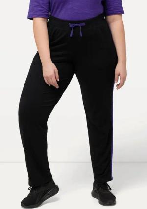 Ulla Popken Jogginghose Jogginghose Streifen Elastikbund Taschen