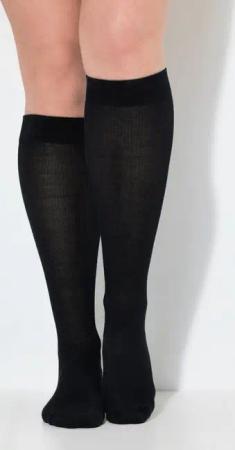 Ulla Popken Kniestrümpfe Kompressions-Kniestrümpfe leichte Stützklasse