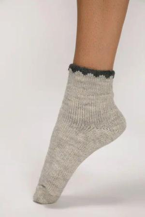 Ulla Popken Kuschelsocken Kuschelsocken Alpaka-Wolle weiches Bündchen