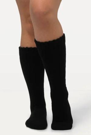 Ulla Popken Kuschelsocken Thermo-Kniestrümpfe Fleece-Innenseite